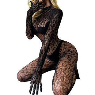 New Sexy Crotchless Lingerie Women Backless Cutout Bra Set M