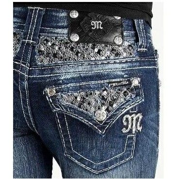 Y2K Bootcut Jeans Womens Clothing Harajuku Blue Bling Button