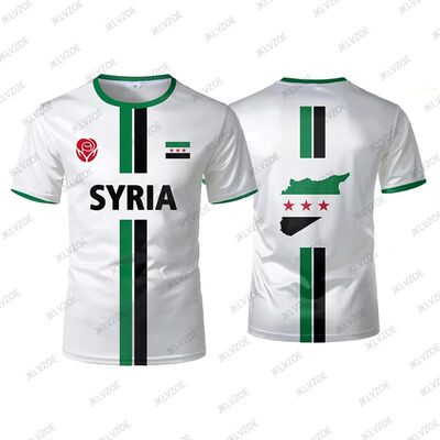 Summer New Syria Football Jersey Women Men Sports T-shirts S
