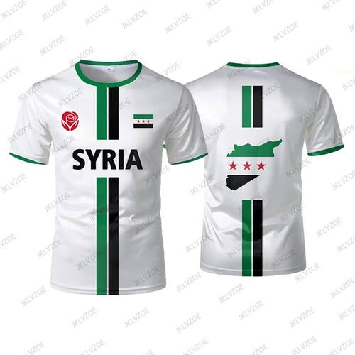 Summer New Syria Football Jersey Women Men Sports T-shirts S