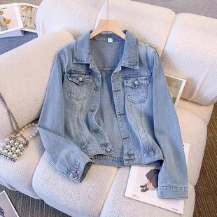 New In Denim Jacket For Women Spring Autumn Korean Fashion V