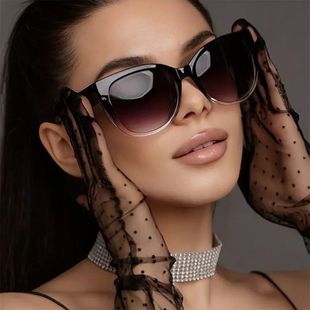 Sunglasses for Women Fashion Color Eye Gradient Designer Cat