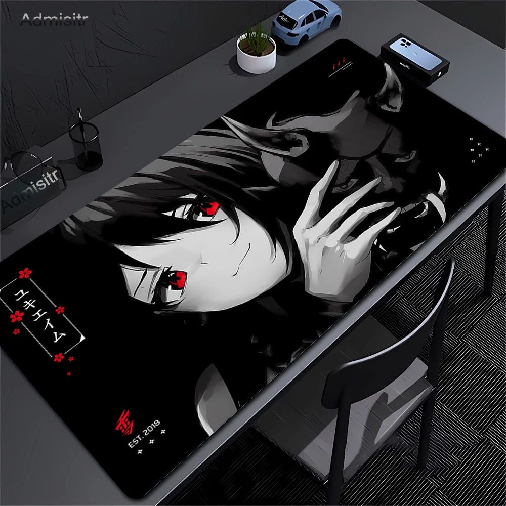 Anime Mask Girl Mouse Pad YUki Aim Gaming Speed Mouse Mat Ga