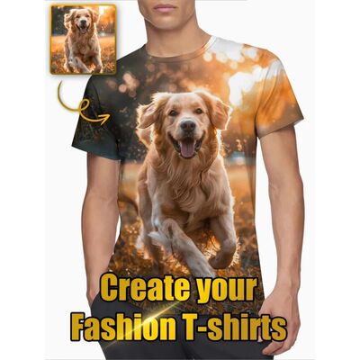 New DIY Pattern T-Shirt For Men Women Personalized Custom 3D
