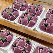 4寸切块蓝莓奶油蛋糕包装 盒草莓奶昔爆浆奶油面包盒子防雾打包盒