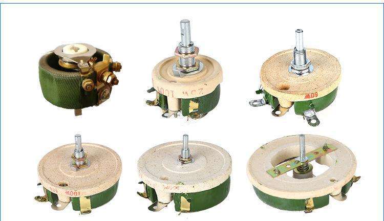 供应高频高周波机配件 圆盘可调电阻50W5Ω线绕瓷介过流电阻i.