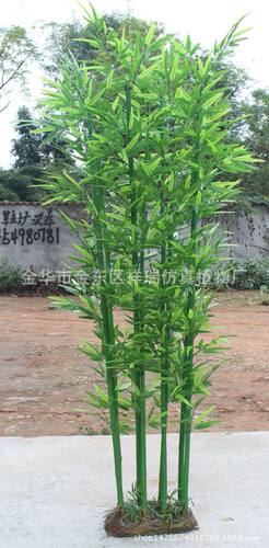 仿真植物竹林竹叶竹排8杆大过胶叶拍摄背景DIY墙工程装饰摆设