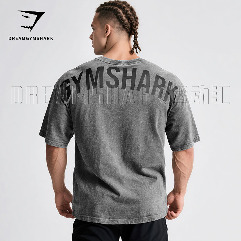 GYMSHARK新款鲨鱼运动T恤图片