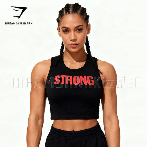 GYMSHARK女子短款背心健身运动