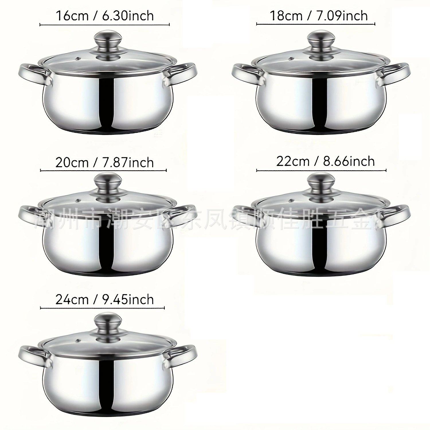 跨境热销 跨境外贸爆款不锈钢套锅煲汤大容量加厚家用汤锅厂家,厨房/烹饪用具,汤锅/汤桶/卤肉桶,淘宝优惠券,粉丝福利购,淘宝优惠卷