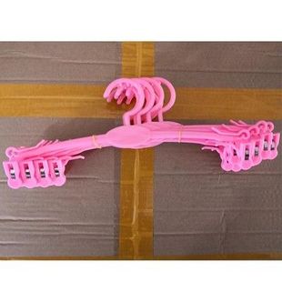 内衣衣架塑料文胸架成人扭不断内裤夹子架子超市内衣店晾昌弯