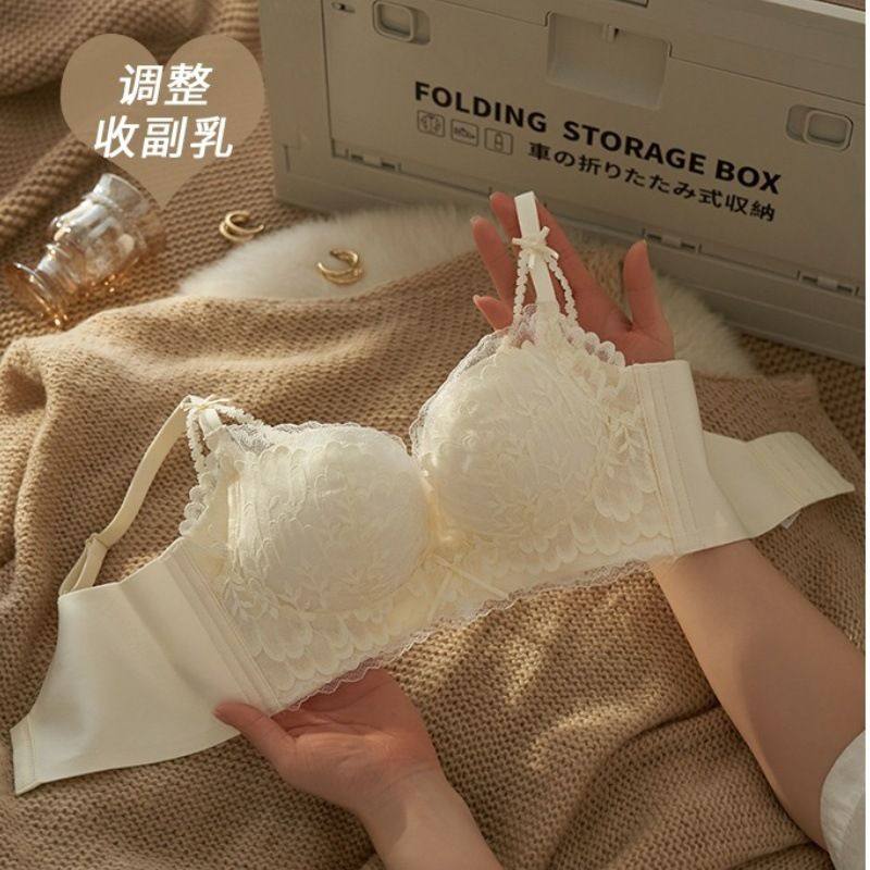 高档正品9930蕾丝内衣女聚拢加厚小胸罩无钢圈调整型甜美文胸套装,女士内衣/男士内衣/家居服,文胸,淘宝优惠券,粉丝福利购,淘宝优惠卷