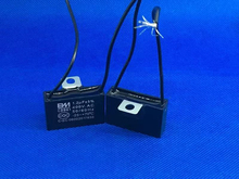 CBB61启动电容器风扇排气扇电机风扇台扇1.2uf 400V 包邮铁片固定