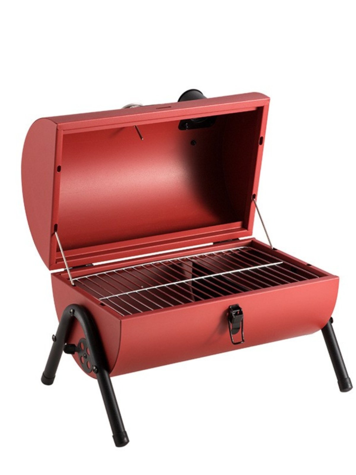 厂便携式户外烧烤炉家用室内木炭工具 35人以上圆形木炭烧烤架新