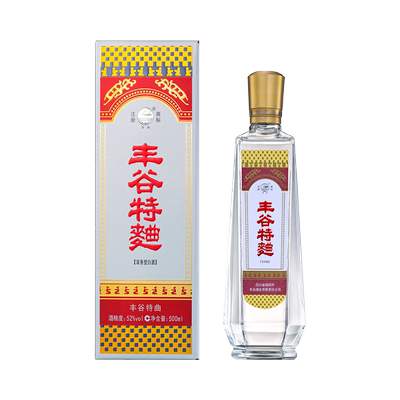 【酒厂直供】 52度丰谷特曲复古版浓香型四川纯粮白酒送礼500ml