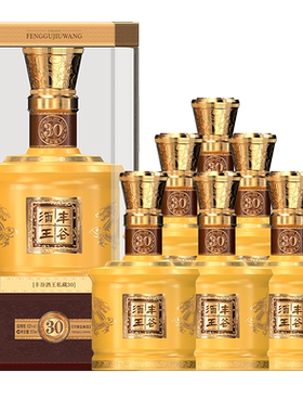 【焕新升级】 52度丰谷酒王私藏30浓香型白酒送礼500ml*6瓶整箱装
