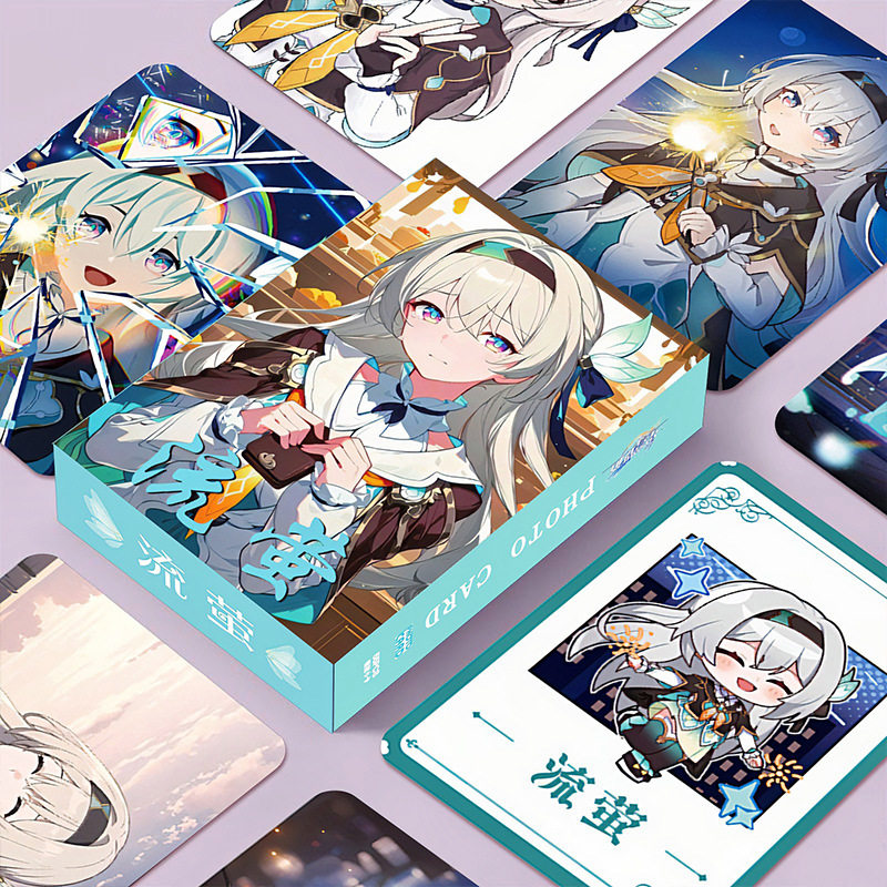 流萤周边小卡知更鸟镜流三寸盒装55张闪卡LOMO明信片游戏动漫卡片,模玩/动漫/周边/娃圈三坑/桌游,收藏卡牌/卡片,淘宝优惠券,粉丝福利购,淘宝优惠卷