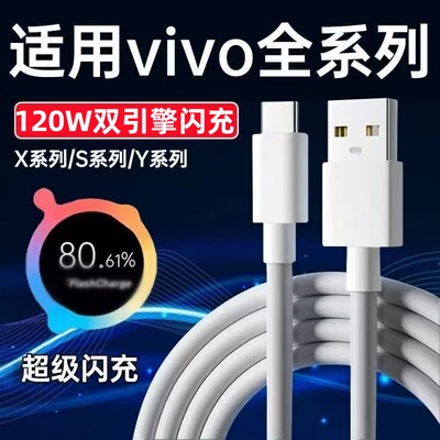 适用VIVO全系列120W双引擎闪充线