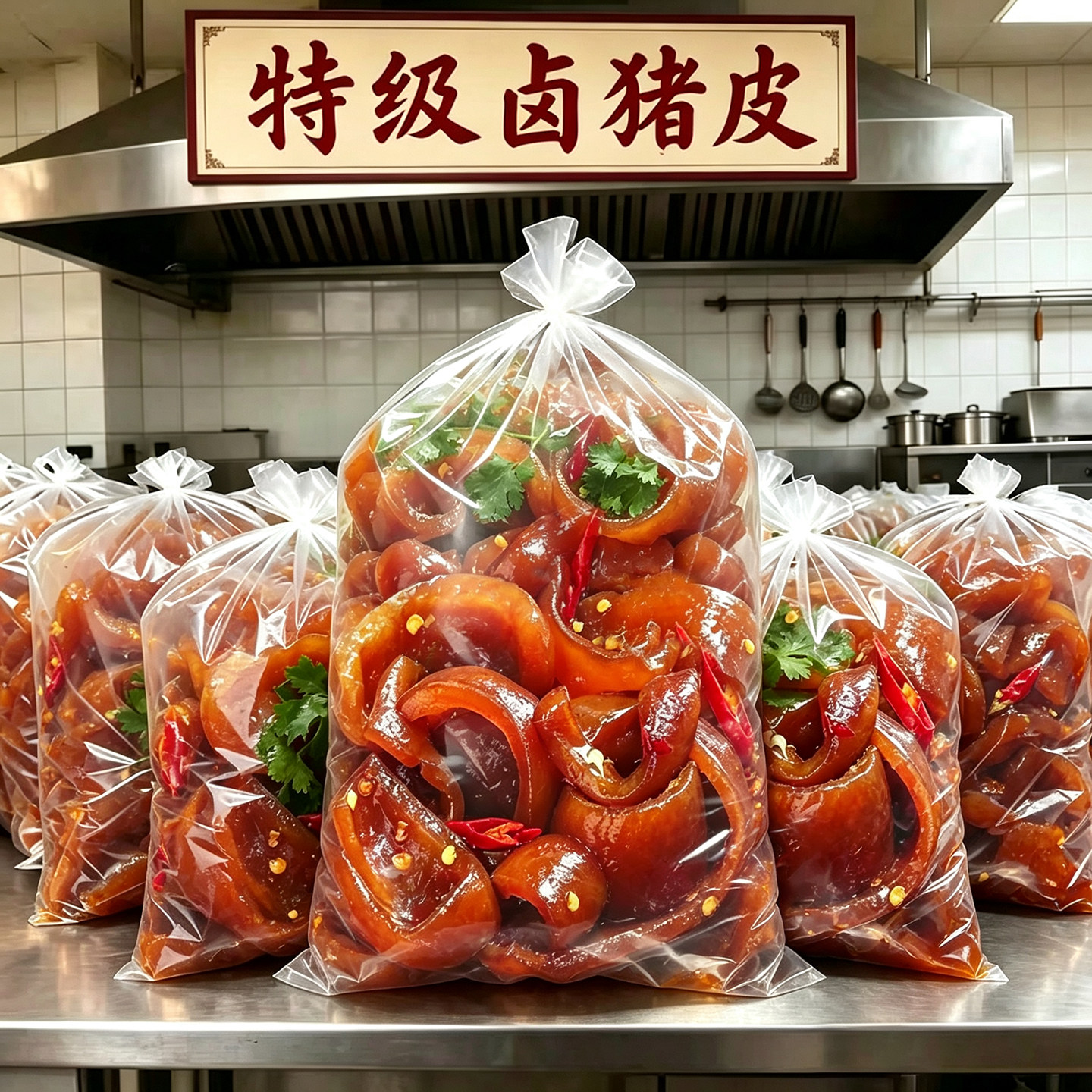 农科院!五香卤猪皮开袋即食