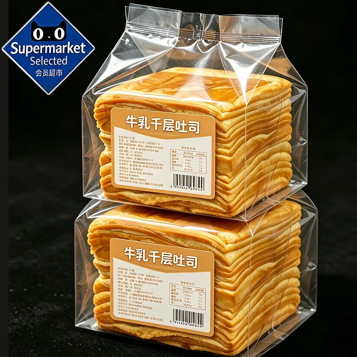 央妈推荐山姆达同款牛乳千层吐司