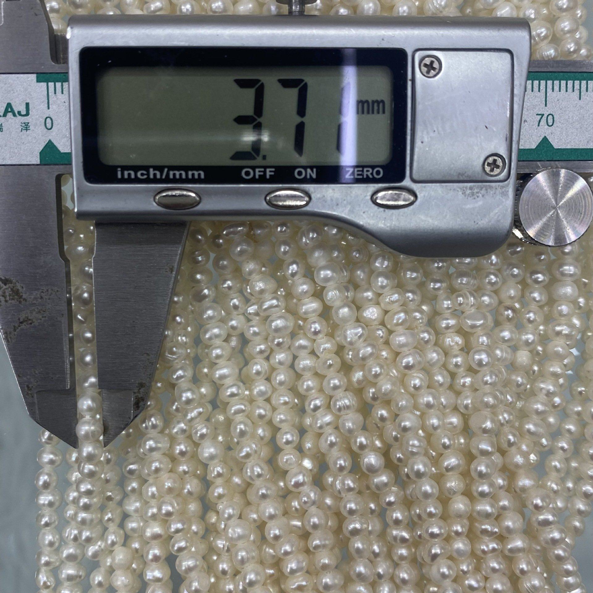 3~4mm 白亮 无白皮 土豆圆 有纹 天然淡水珍珠 土豆圆 冲头 diy,珠宝/钻石/翡翠,颈饰,淘宝优惠券,粉丝福利购,淘宝优惠卷