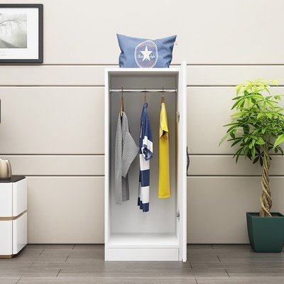 欧式单窄衣柜现代简约两门儿童储物收纳卧室衣橱单门简易立柜挂小,住宅家具,独立衣柜,淘宝优惠券,粉丝福利购,淘宝优惠卷