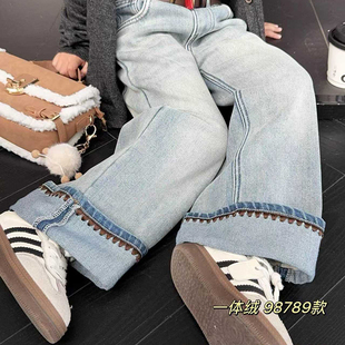 儿童装加绒加厚裤B06（不配腰带大码拍大一码）