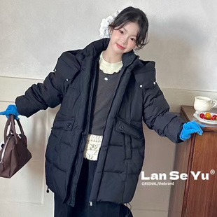 毛领羽绒服 潮童男女童长版 DC2025羽绒服秋冬季 新款