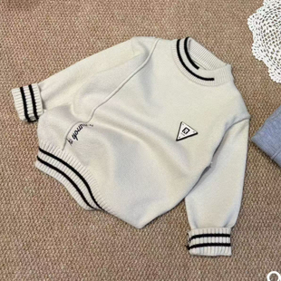 新款秋冬儿童装纯色毛衣3752