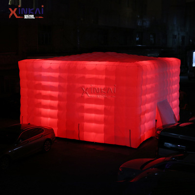 Inflatable cube tent 充气LED灯光大帐篷 活动展会水立方充气帐