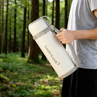 乐扣乐扣保温壶水壶大容量外出携带官方正品 保温杯不锈钢大号水杯