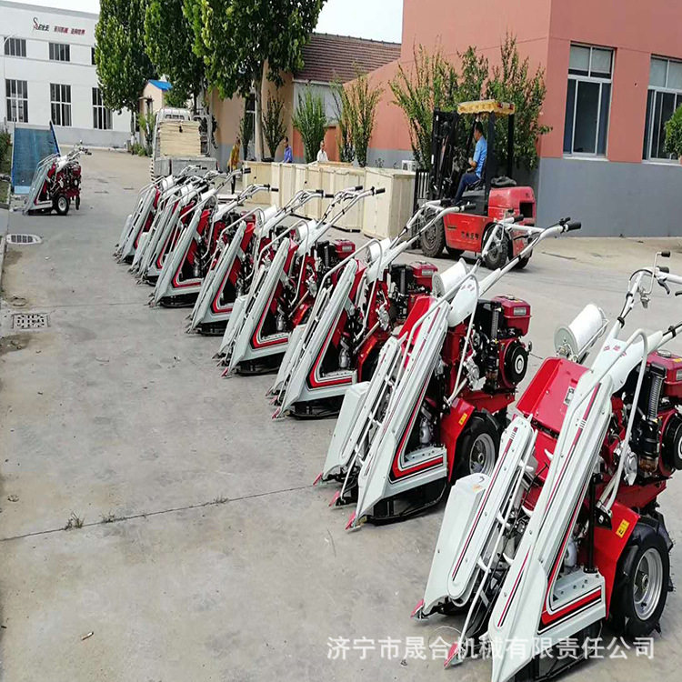 手扶式农用割捆机 山地小块用收割打捆一体机