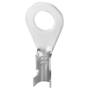 U型O型接地片冷压接线端子黄铜镀锡铜线鼻子3.2/4.2/6.2压线线耳