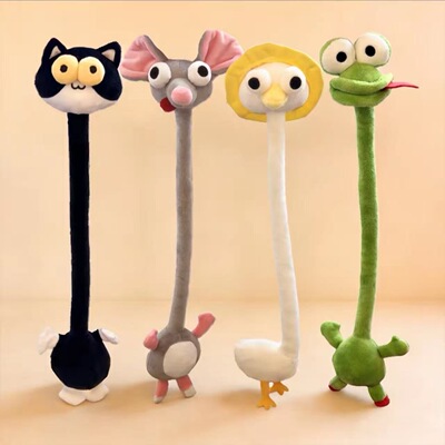 超可爱邪恶长脖子动物可爱挂件挂饰玩偶毛绒玩具生日礼物装饰玩偶