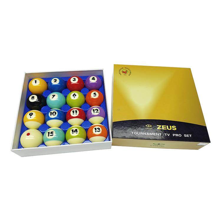 黛纳斯菲GAINER-TV水晶球新康球美式黑8十六彩大号台球球子
