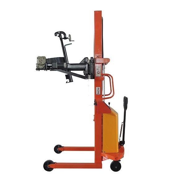 PDSW500-15AE半电动称重翻转车多功能升高倒料车带电子称油桶车