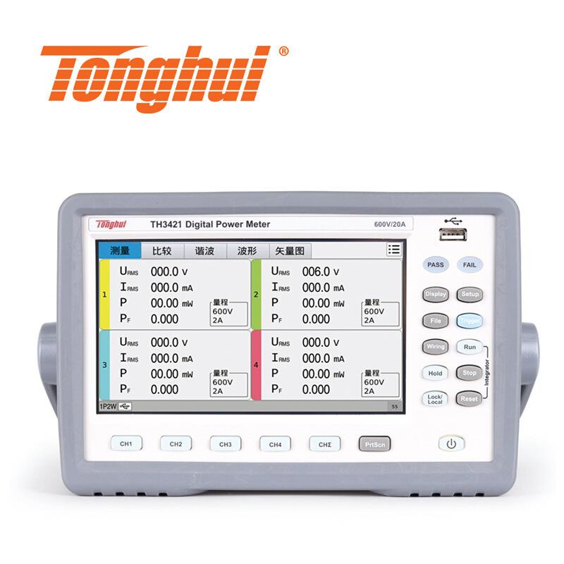 TH3421交直流测试搭载嵌入式操作系统3通道TH3422数字功率计