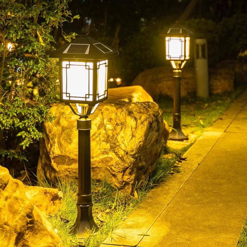 太阳能户外草坪灯庭院家用花园布置中式地插灯景观造景氛围装饰灯