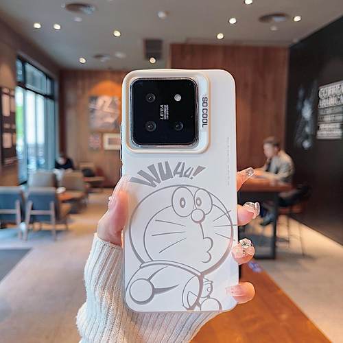磨砂手机壳小米15卡通可爱情侣