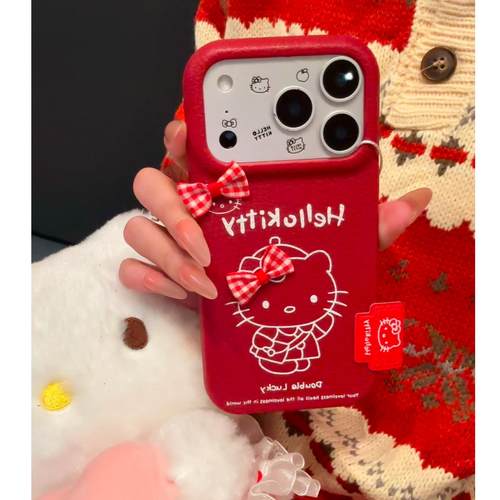 苹果17/16秋冬Kitty可爱手机壳