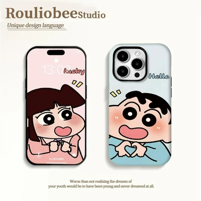 苹果16菲林手机壳可爱蜡笔小新