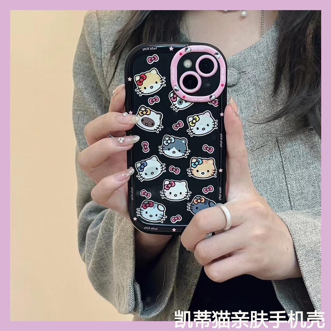 苹果液态奶油边iPhone液态可爱