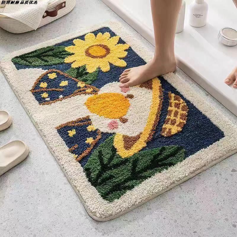 踩脚垫卡通小熊地垫吸水防滑地垫