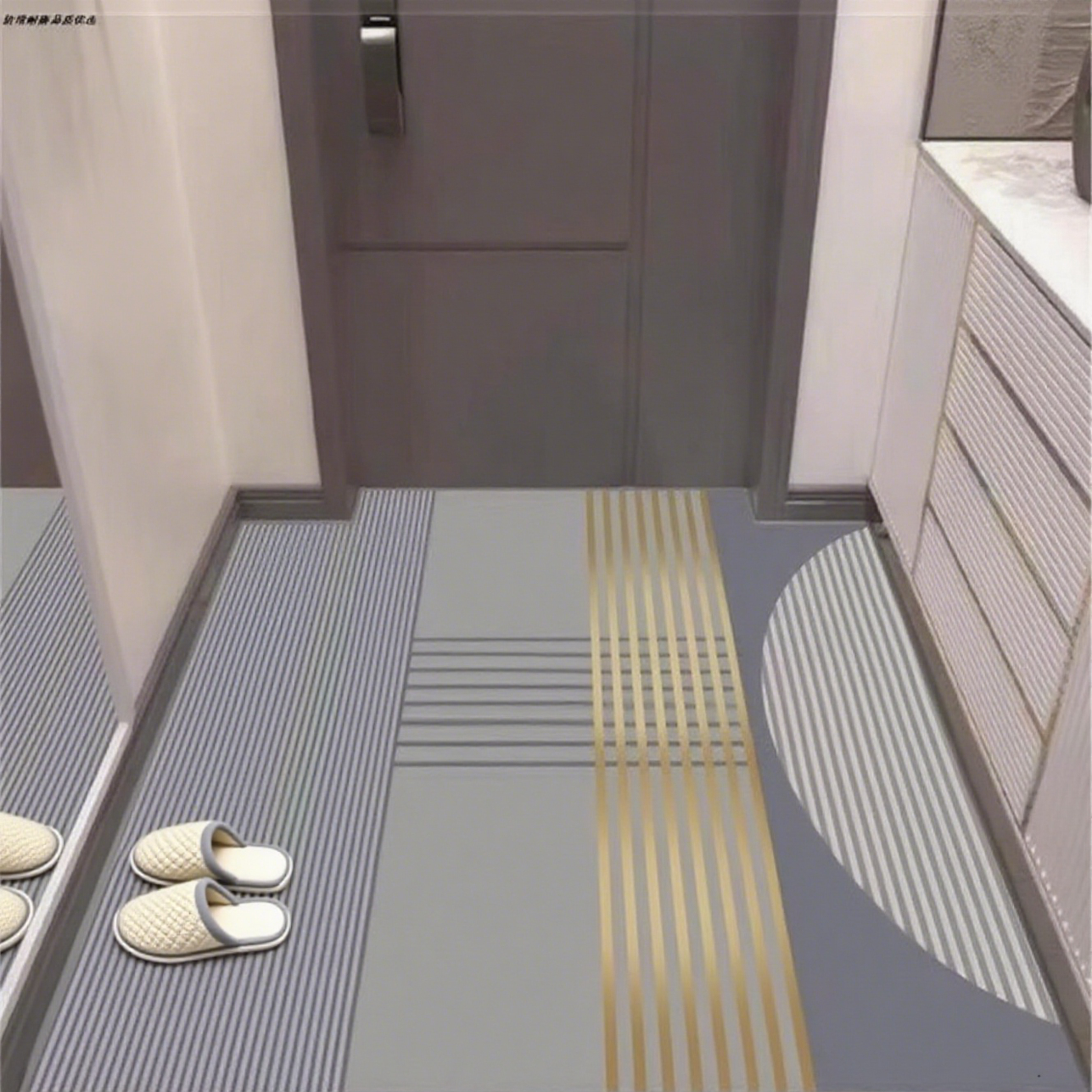 硅藻泥地垫可裁剪地垫入户门垫进门除尘防滑吸水脚垫浴室厕所门口