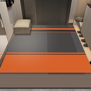 地垫入户门垫进门防滑脚垫硅藻泥家用大门口垫子玄关地毯竖版门垫