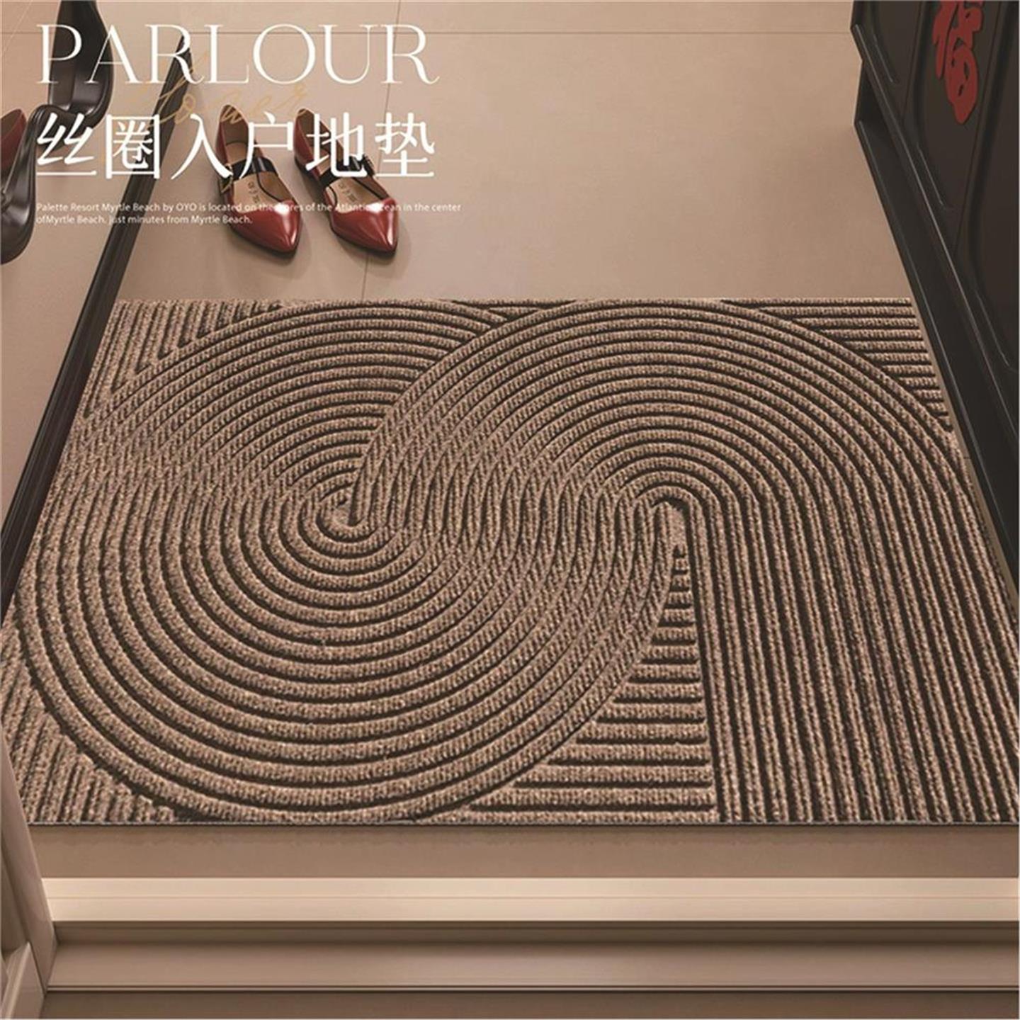 北欧丝圈门垫浴室易打理耐脏脚垫