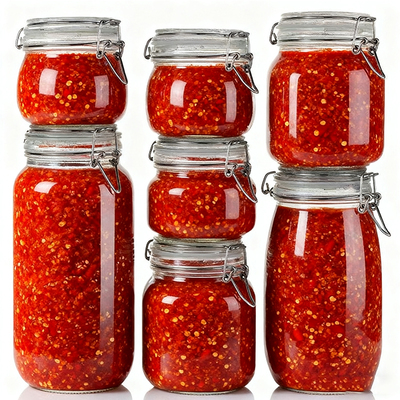 下拉详情页领优惠 密封罐玻璃瓶罐子食品带盖蜂蜜腌制储物罐家用