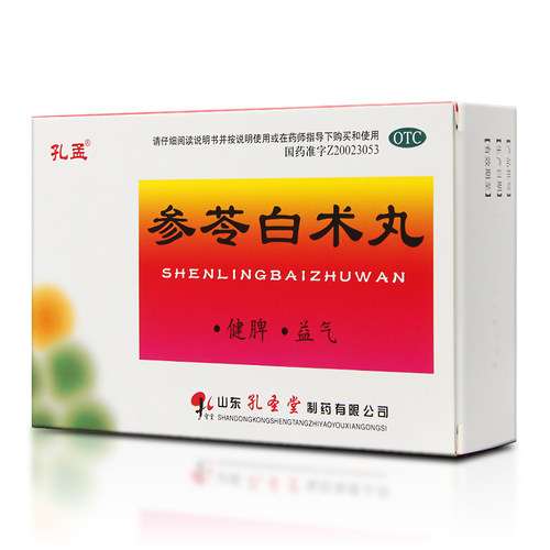 【孔孟】参苓白术丸60mg*100丸*10袋/盒