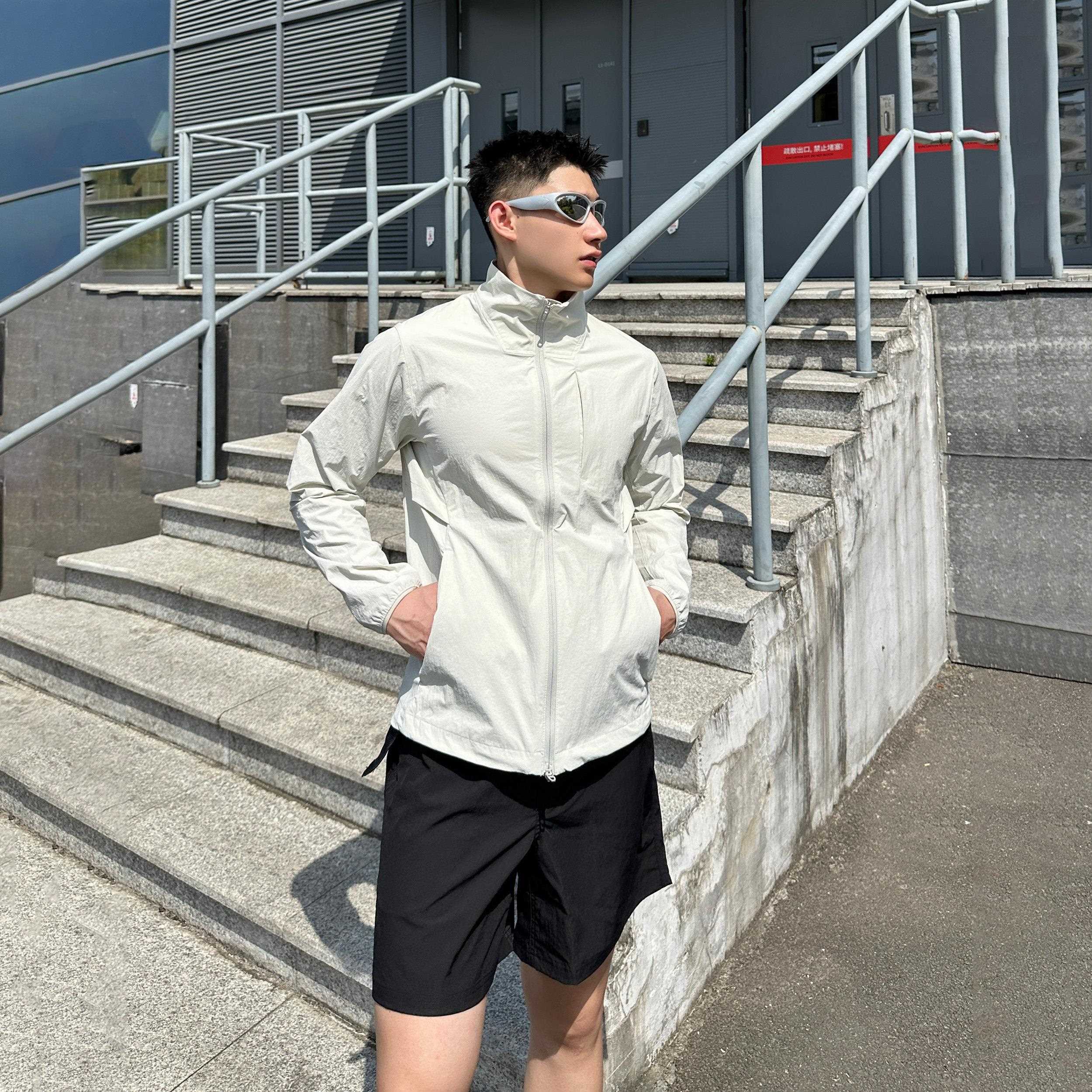 Sojourn夏季立领防晒衣户外防水休闲长袖外套速干透气凉感皮肤衣