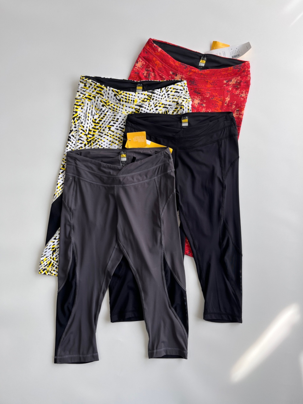 Canada S-Xxl Professional Three-Quarter Length Running Pants with Mesh Stitching, High Elasticity, Fitness Sports Quick-Drying Tights